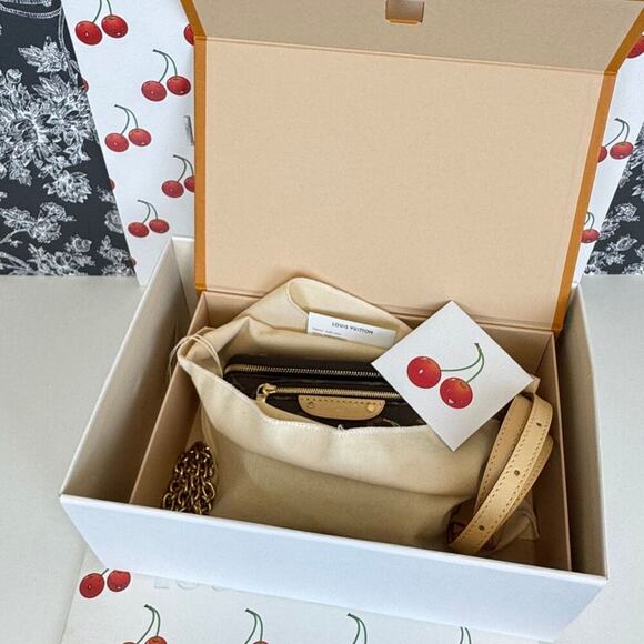 LOUIS VUITTON MURAKAMI Mini Bumbag NWT Bum Bag M13449 2025 Cherry Cerises Box - Picture 9 of 13